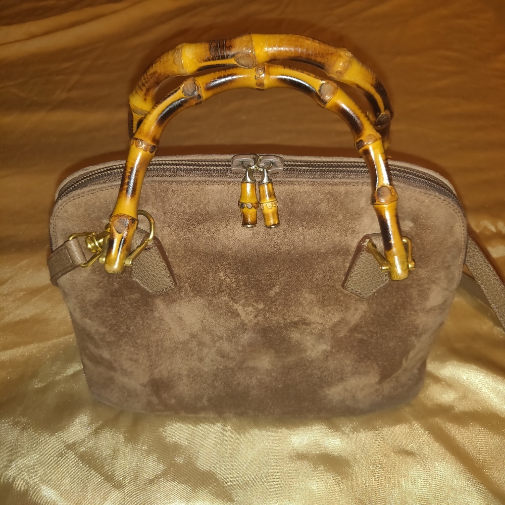 Gucci Bamboo Handbag 👜 with strap - Picture 6 of 8
